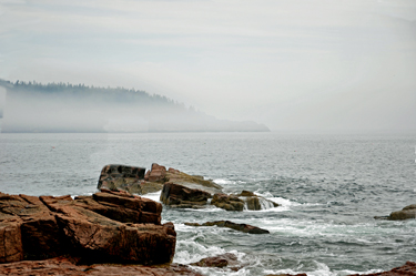 waters at Thunder Hole at Acadia National Park